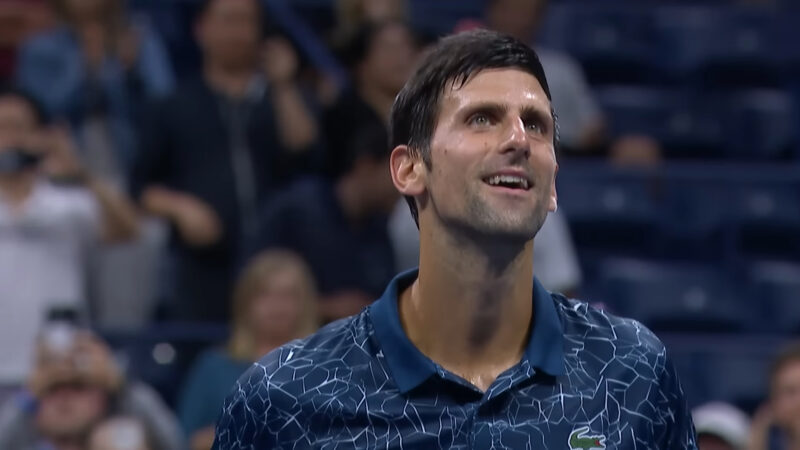 2018 US Open - Novak Djokovic momenat pobede